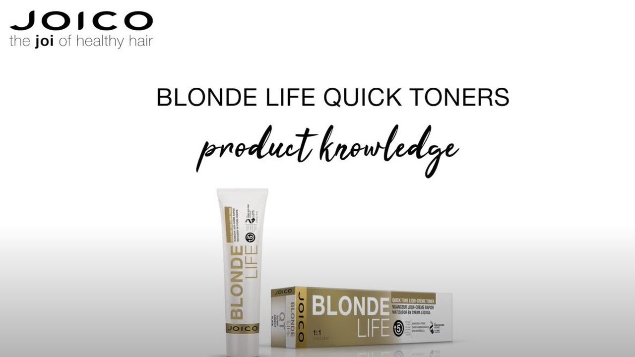 JOICO Blonde Life Quick Toners Product Knowledge