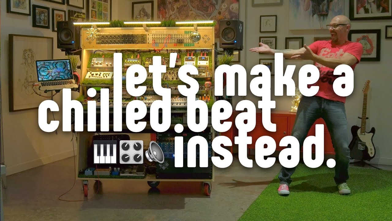 Too hot for a studio tour: let's make a chilled beat instead ( with Deluge and Pyramid