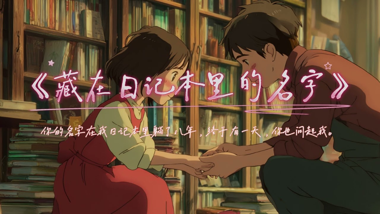 《藏在日记本里的名字》#歌曲 #音樂 #民谣 #疗愈歌曲