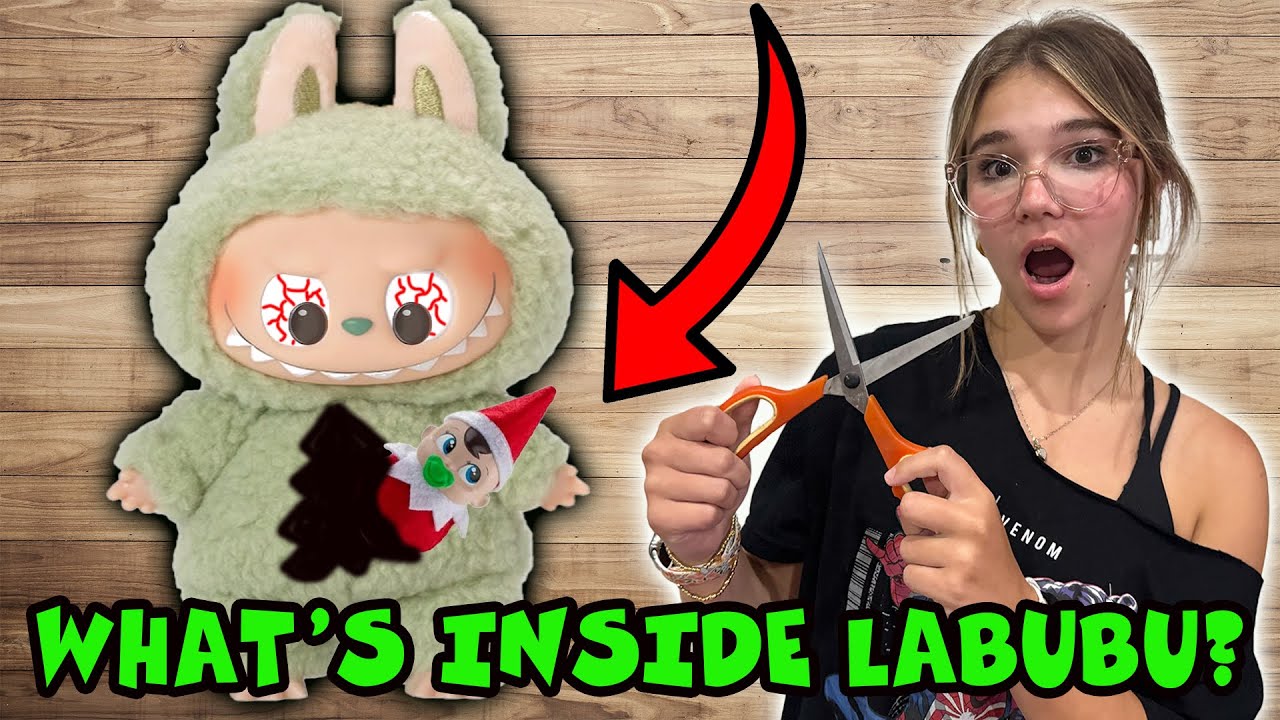 What's Inside Cursed Labubu Monster? Cutting Open Labubu!