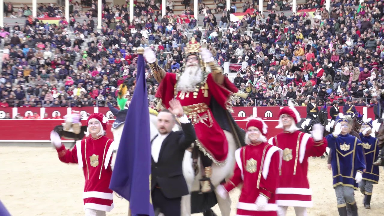 Los Reyes Magos en la plaza de toros. Albacete 2018