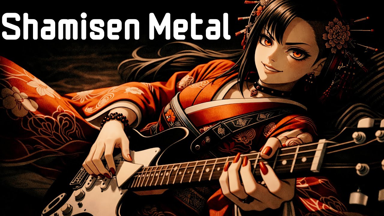 Shamisen METAL Japanese Powerful BGM for Study, Sleep, Work, and Gaming【和風BGM】
