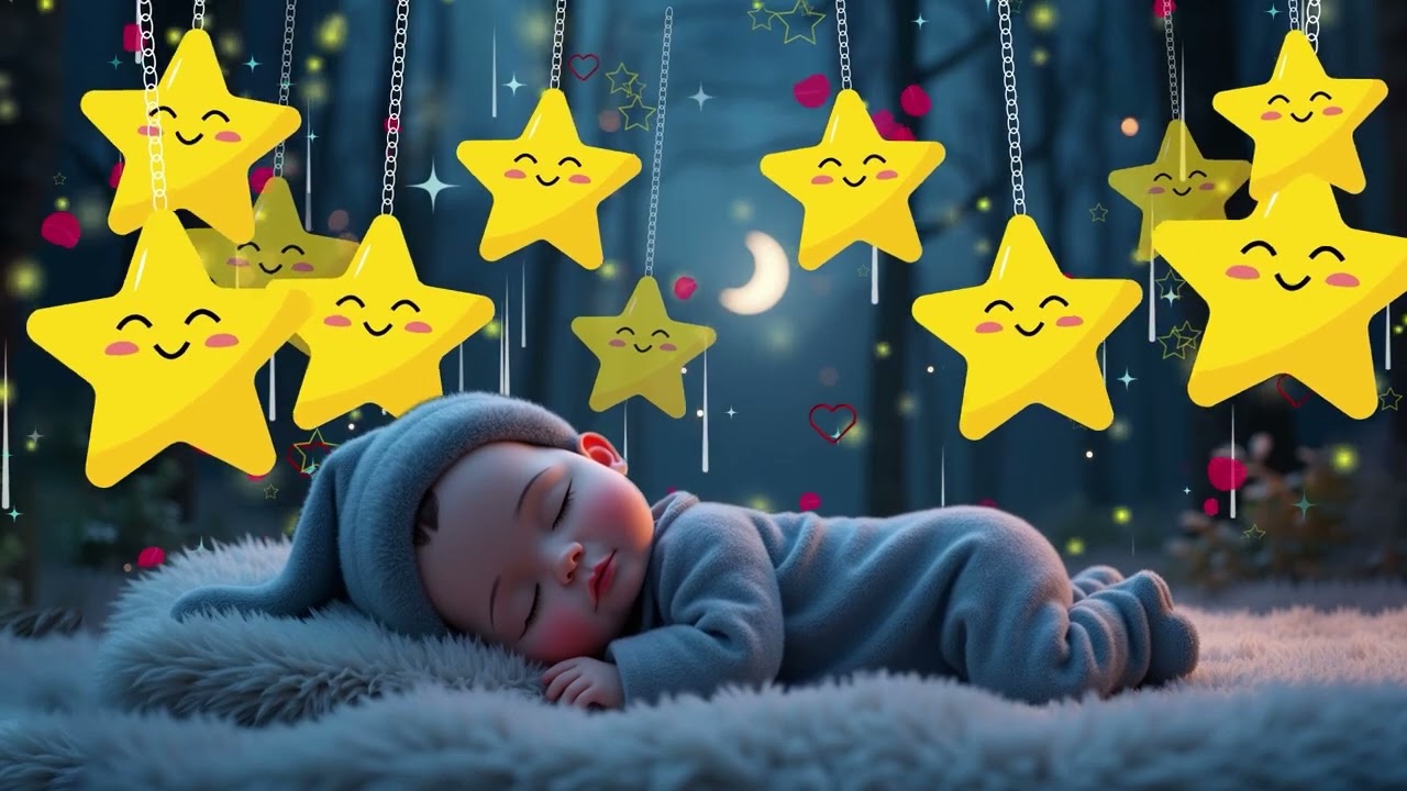 Baby Sleep Music💤Baby Fall Asleep Instantly & Overcome Insomnia in 3 Min 🍼 Mozart & Brahms Lul
