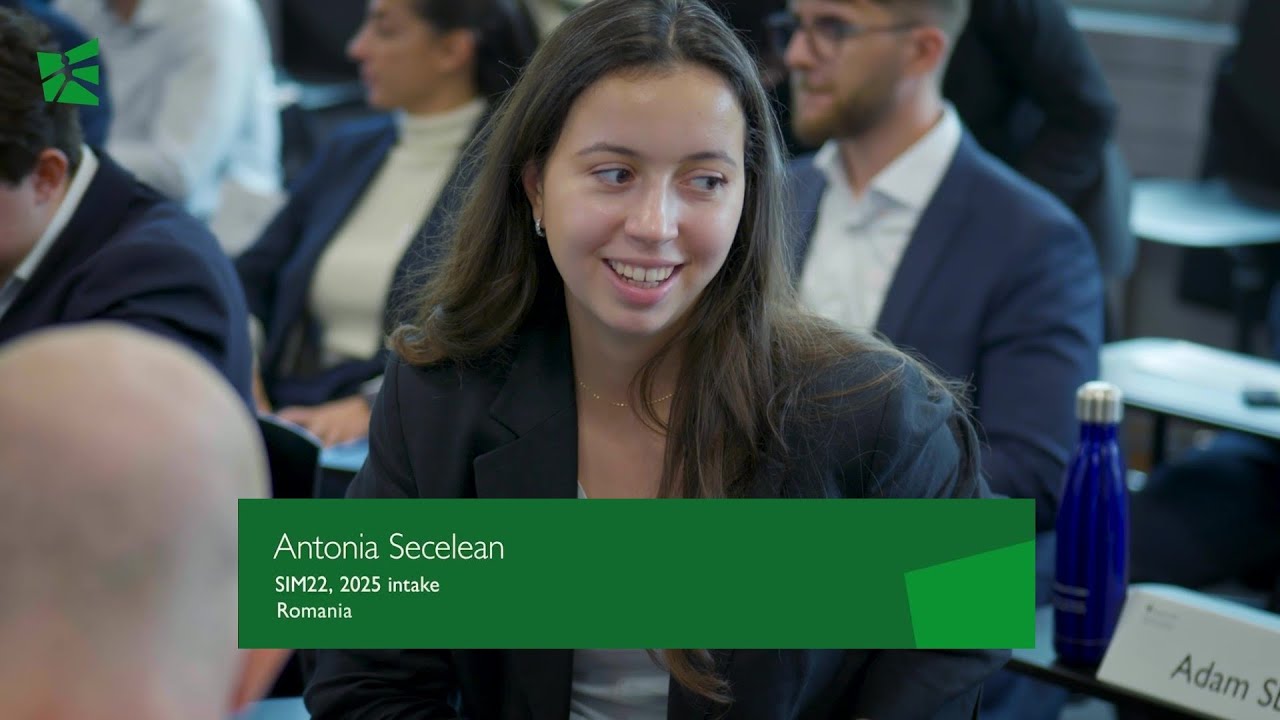 SIM Student Testimonial - Antonia Secelean, SIM22 (2025 intake)