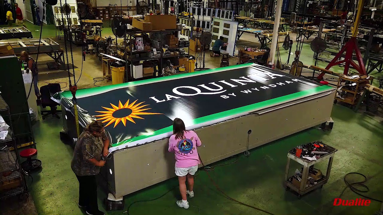 Flex Face Signage Vinyl Application