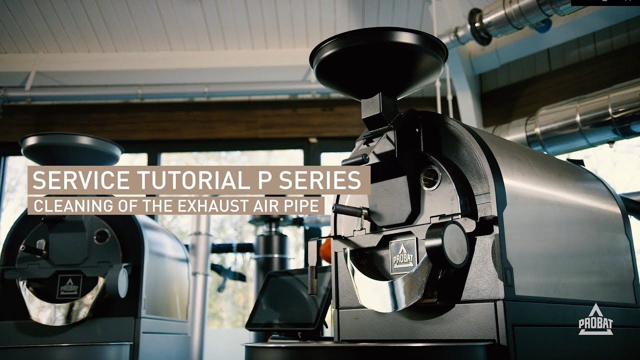 Service tutorial P series: Cleaning of the exhaust air pipe