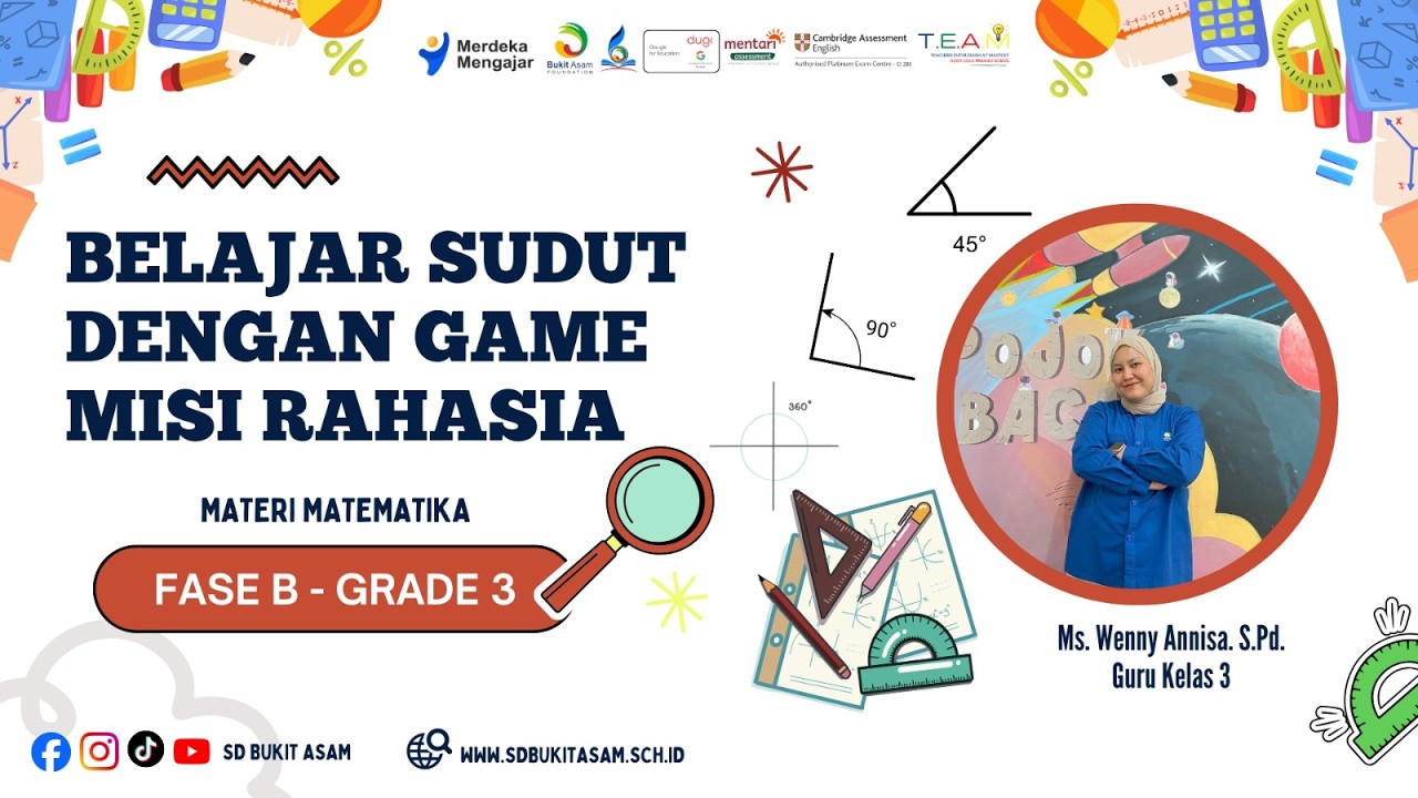 Math Grade 3 - Belajar Sudut Dengan Game 
