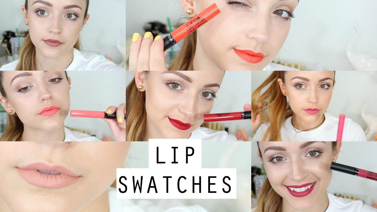 Ofra Long Lasting Liquid Lipsticks | Lip Swatches & Mini Review