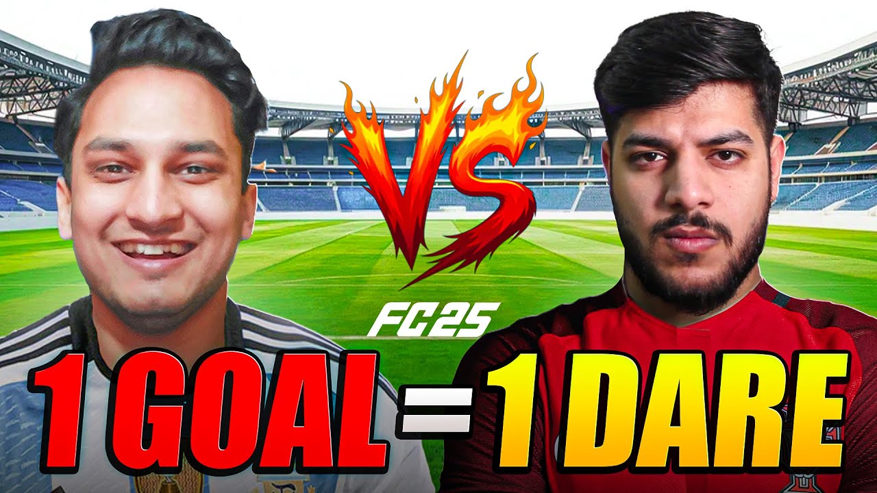 Playing FIFA But Every Goal = Hard Dare! 😱🎮