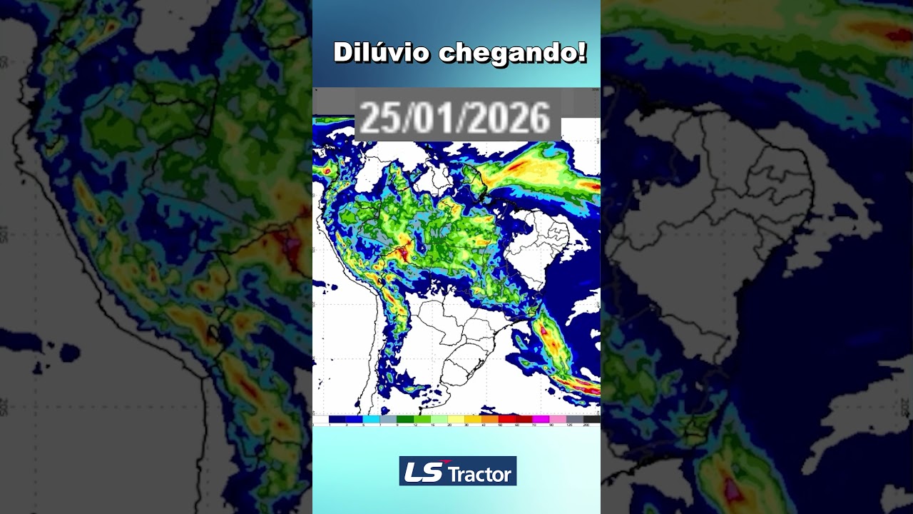 Chuvas intensas no Centro-Norte e em MG. Veja a previs&atilde;o at&eacute; o dia 26