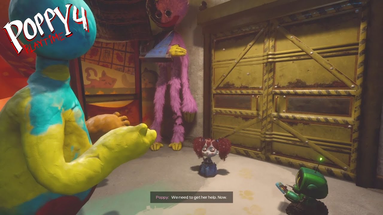 Kissy Missy, Doey, Poppy, Boogie Bot / Poppy Playtime: chapter 4