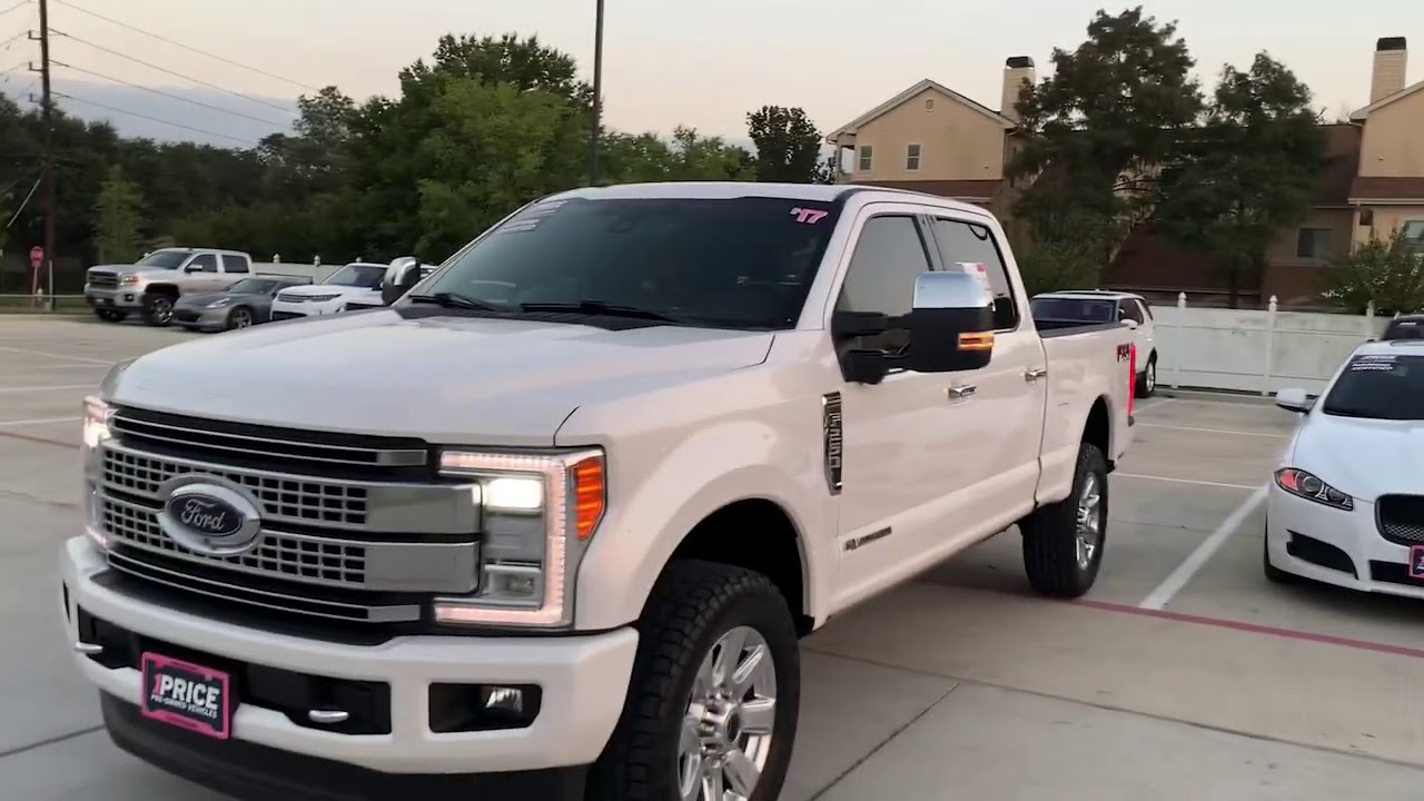 2017 Ford F-250 Diesel Platinum Edition