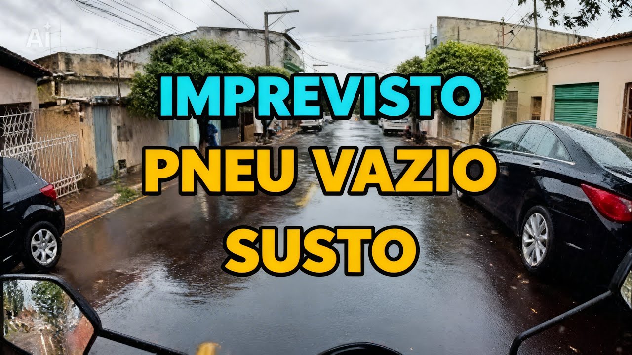 Motovlog Raiz em Brumado: Pneu Vazio, Barulho Estranho e Solução na Hora
