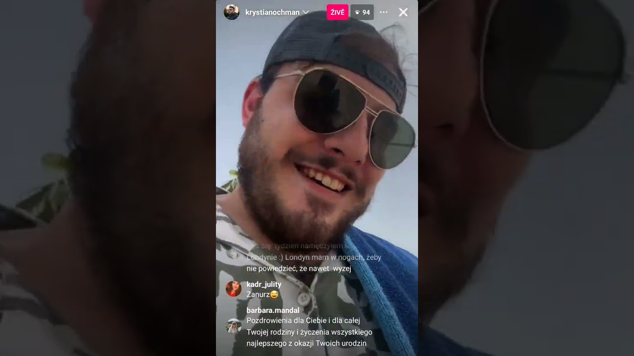 Krystian Ochman - Instagram Live 18.07.2024