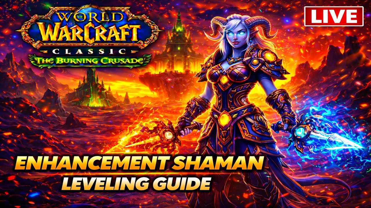 Enhancement Shaman Leveling Guide World of Warcraft TBC Classic