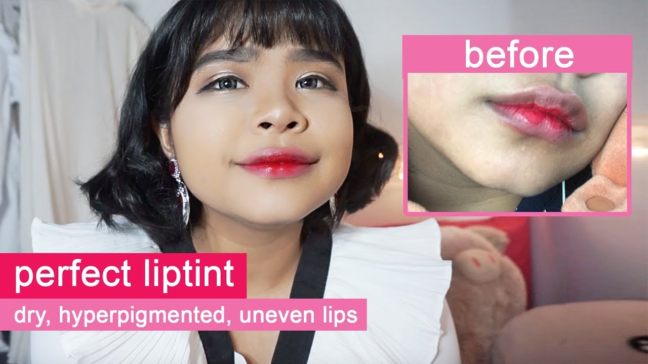 Best Lip Tint Hack | UNEVEN DARK DRY CHAPPED LIPS