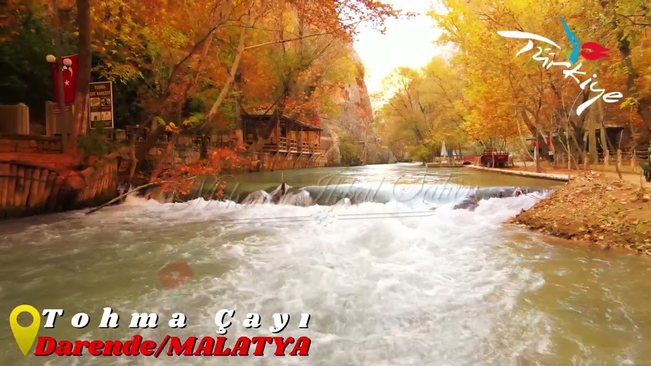 Tohma &Ccedil;ayı - Sonbahar / Darende / MALATYA - 4K Dron &Ccedil;ekimi / 12.11.22
