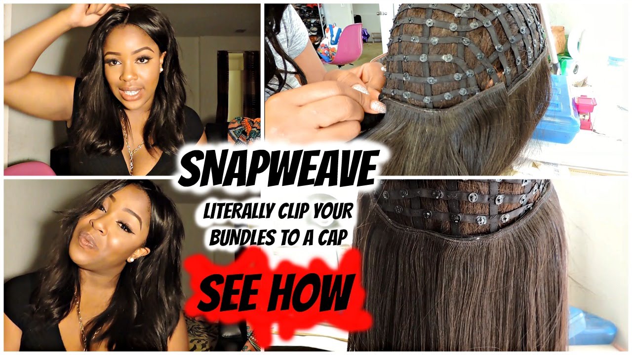 NEVER PAY FOR SEW INS AGAIN! SNAP IT ON YOURSELF! |SNAPWEAVE!