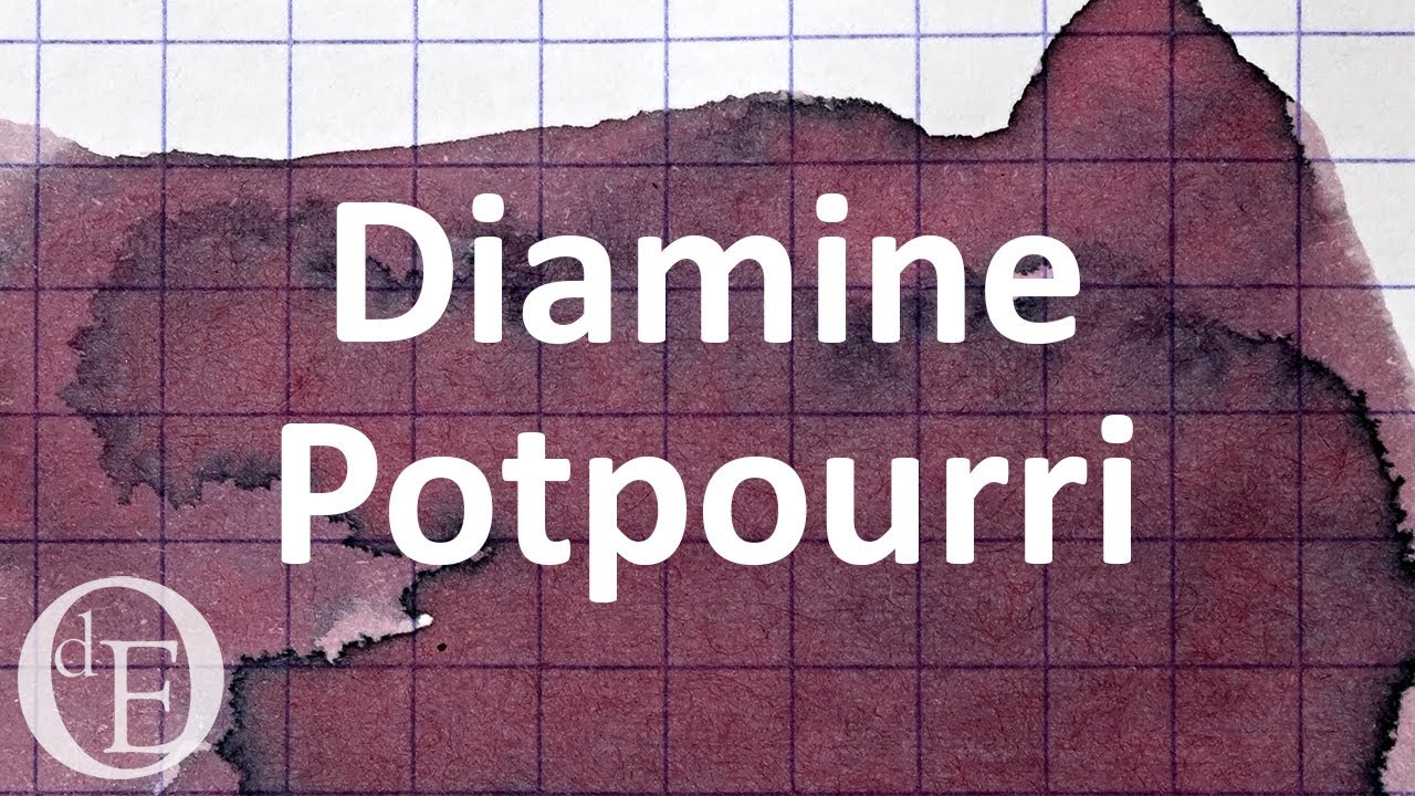 Календарь Diamine Inkvent 2024 - день 20 - Попурри