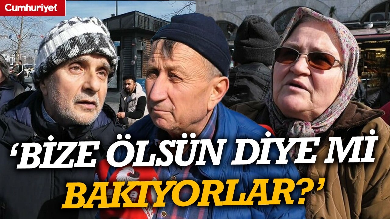 EMEKLİNİN SABRI TAŞTI! 📢 'Bize ölsün diye mi bakıyorlar?' | Eminönü'nde isyan kapıda!