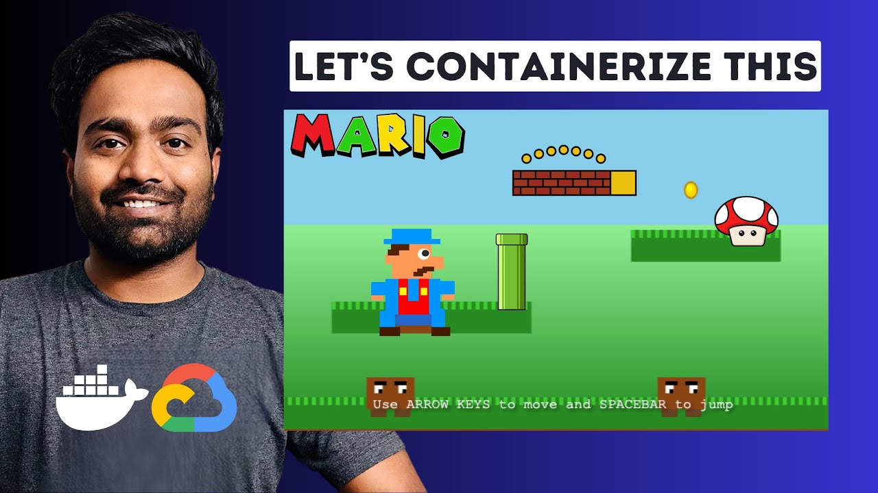 Learn Docker Real-time by Containerizing Super Mario Mimic | Google Cloud