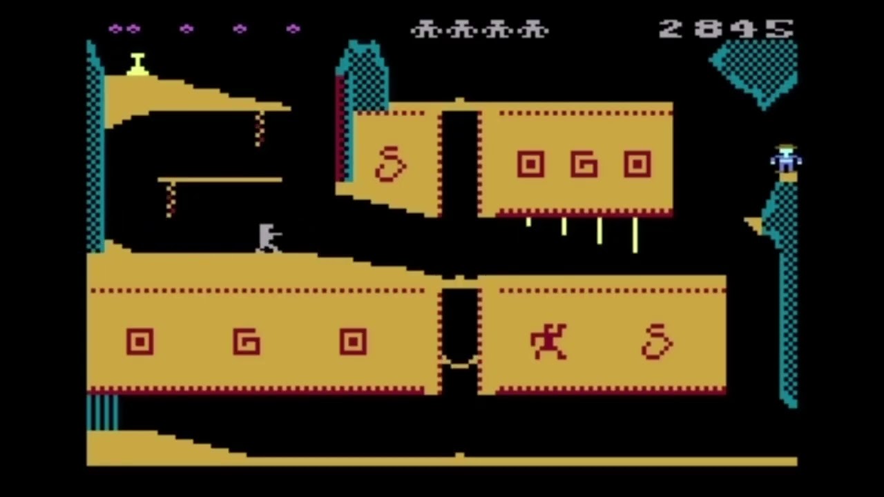 The Pharaoh's Curse (Atari 8-Bit) &ndash; pełna rozgrywka, klasyka retro