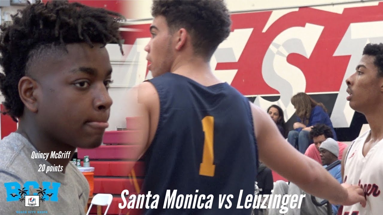 Quincy McGriff drops a DUB in Win over Leuhouse! Santa Monica vs Leuzinger Full Game Recap