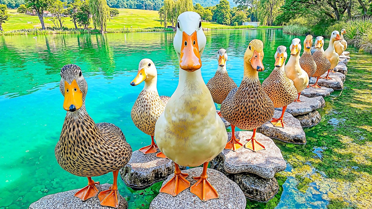 Ducks by the Water to Rest Your Mind 🦆 Peaceful Nature Relieves Stress, Anxiety and Depression 🌿