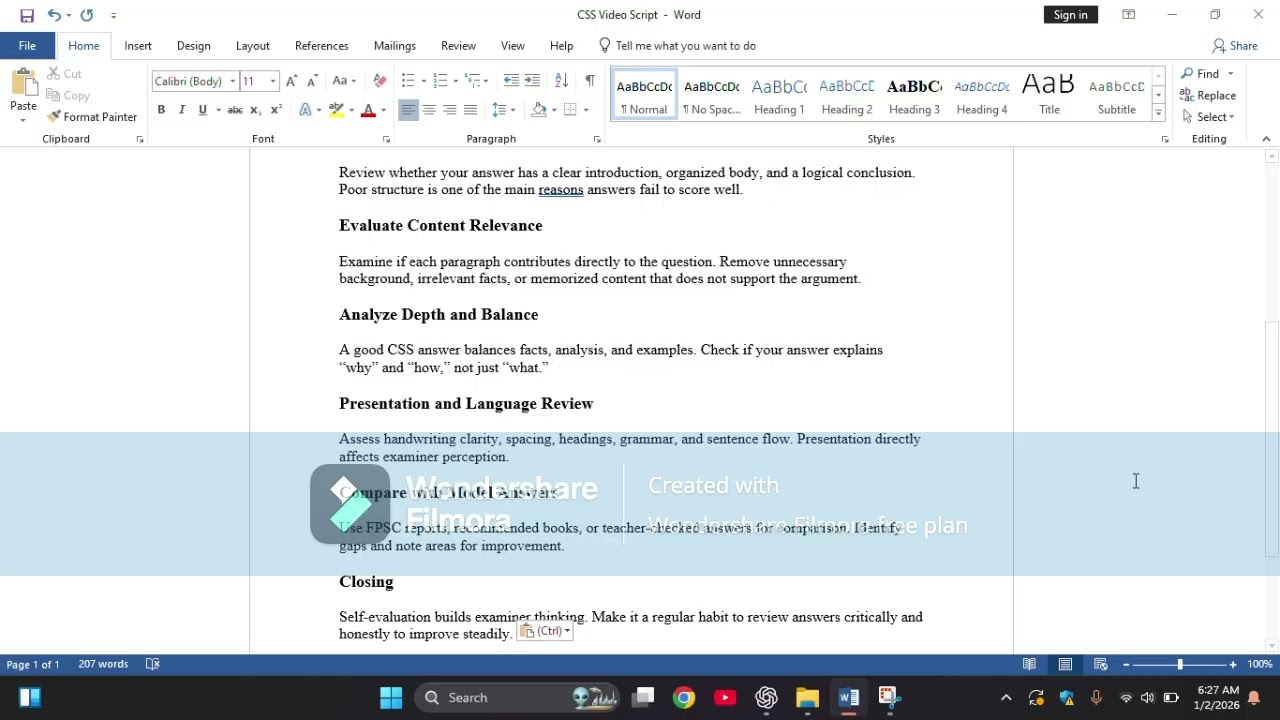 How to Evaluate Your Own Answers?