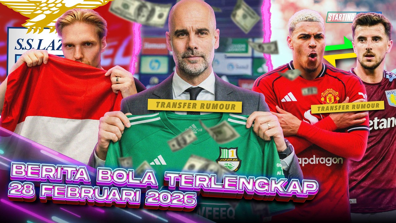 QATAR: PEP Bakal LATIH AL AHLI 😨 MU Tukar MOUNT Dengan ROGERS 😱 TAYLOR: Darah INDONESIA di LAZIO 😎
