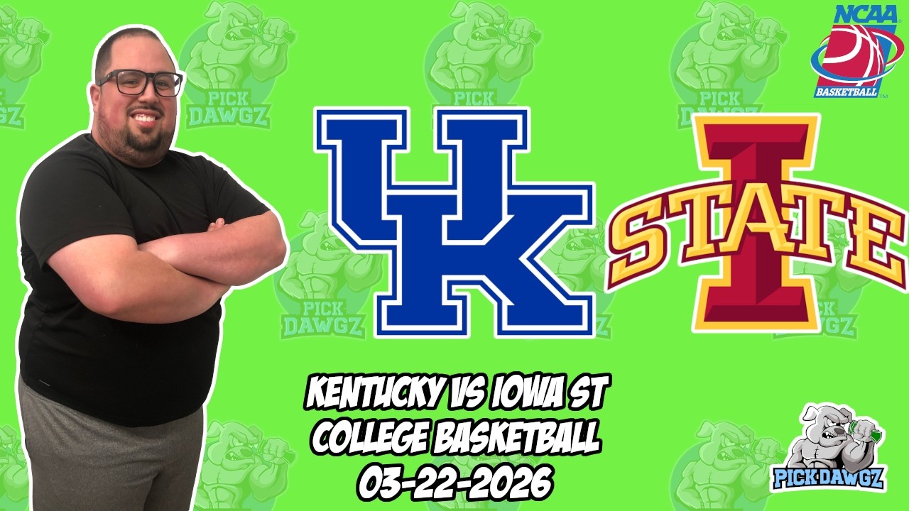 Матч Кентукки против Айова Стэйт 22.03.2026. Бесплатные прогнозы и ставки на студенческий баскетб...