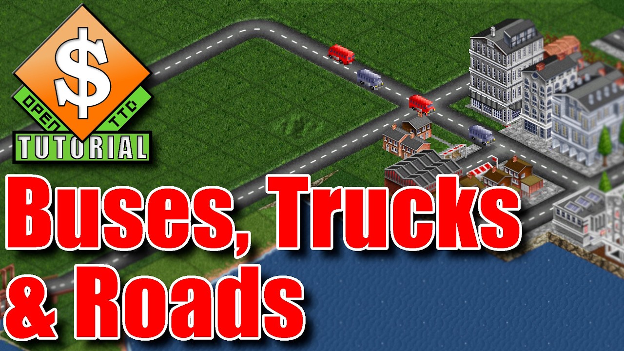 Stations, Buses and Roads - OpenTTD Tutorial