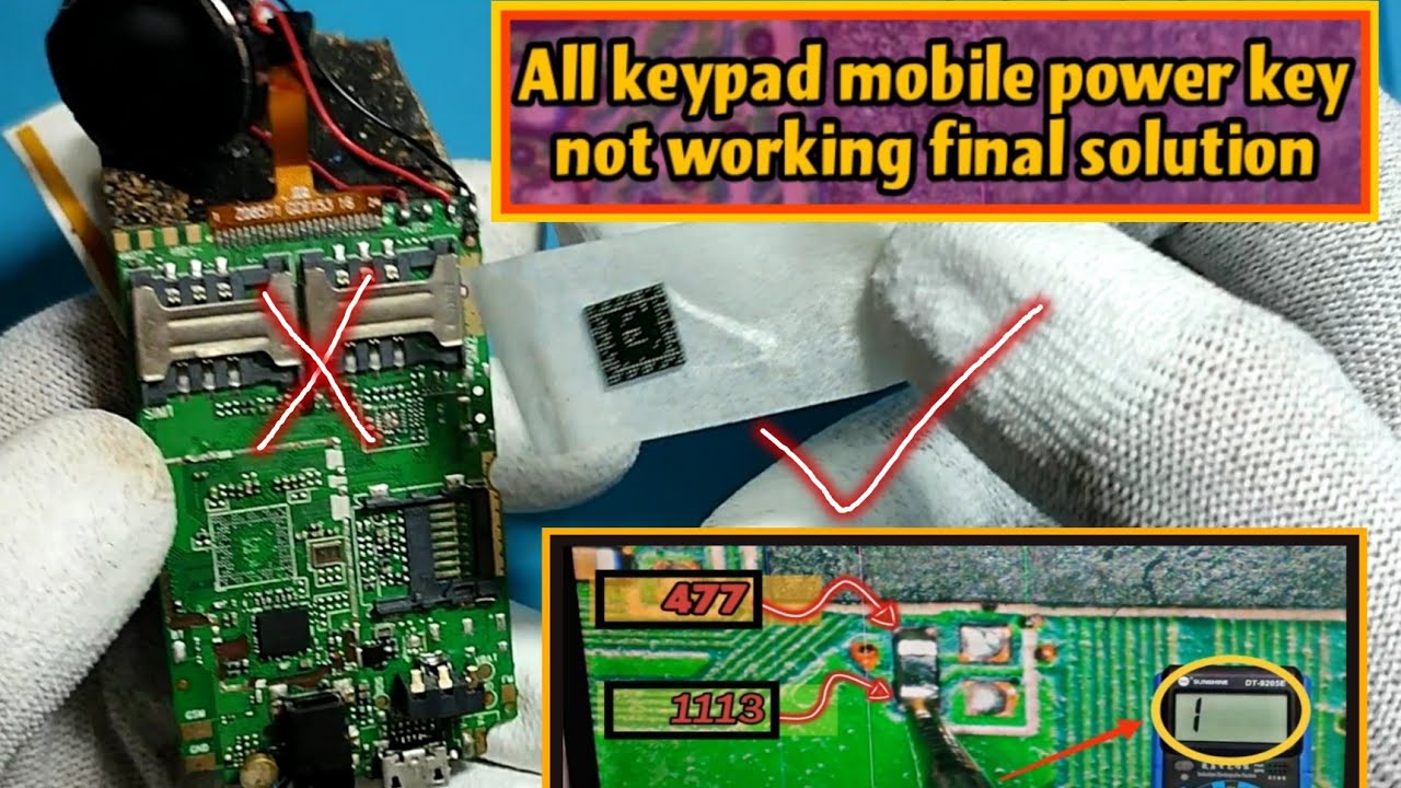 All Keypad Mobile Power key not working final solution