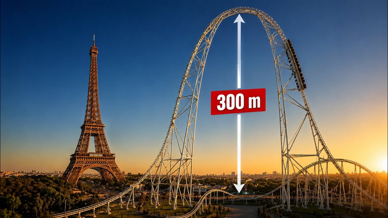 Quelle est la LIMITE de hauteur des montagnes russes ?