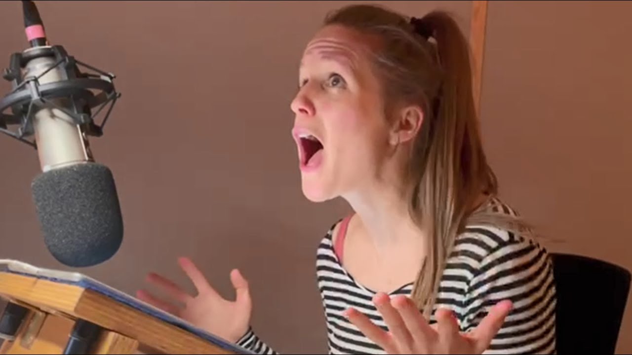 Julia Nachtmann bei der Aufnahme von 
