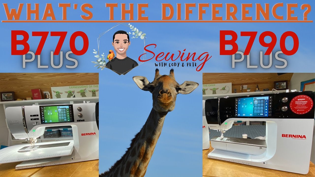 How is BERNINA 770 Plus Different from Bernina 790 Plus