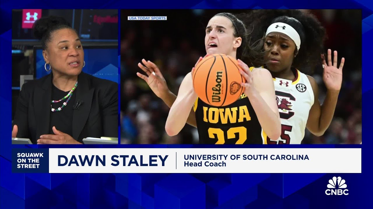 South Carolina Coach Dawn Staley on Caitlin Clark: She is a superstar