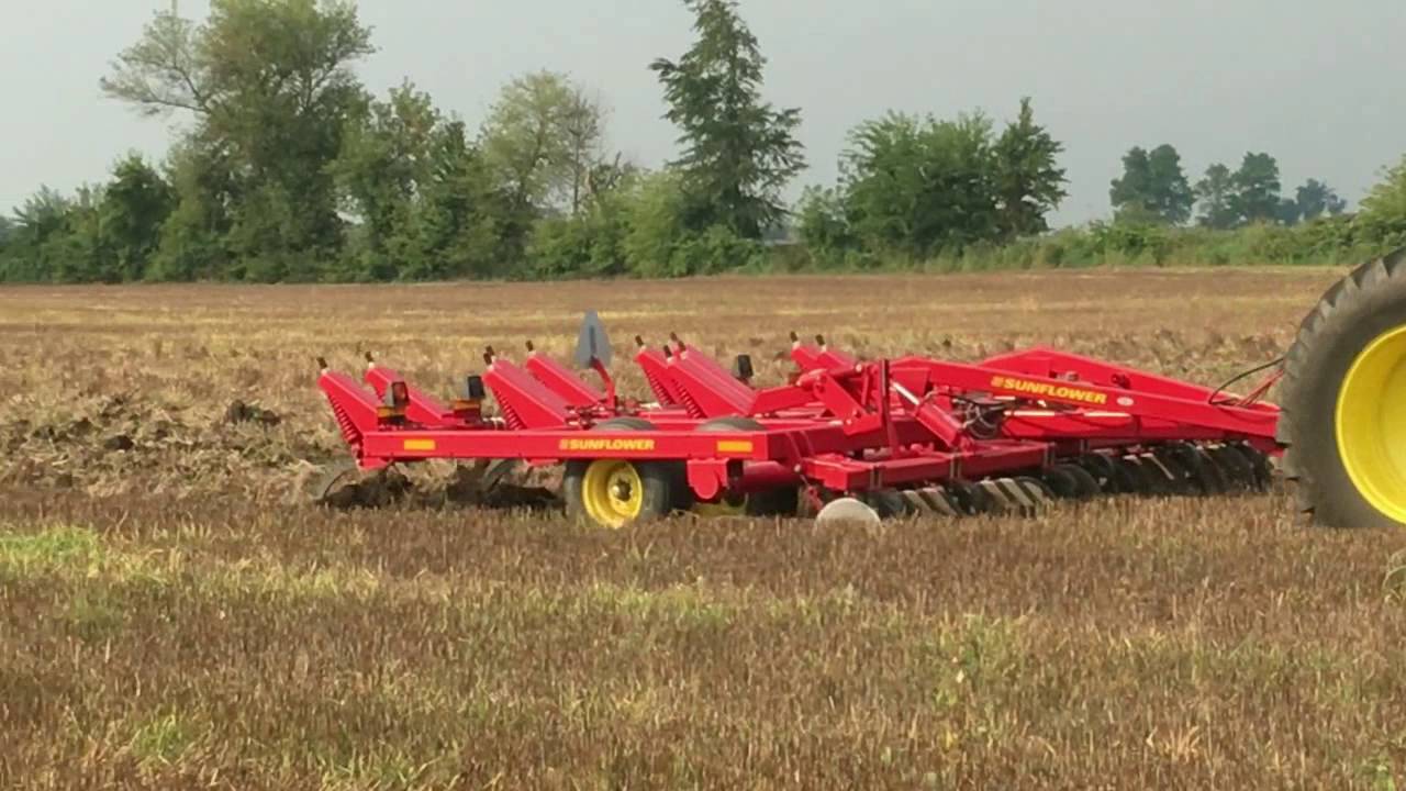 John Deere 6030 and 7020 Tractors Chisel Plowing Today in Charlotte Michigan