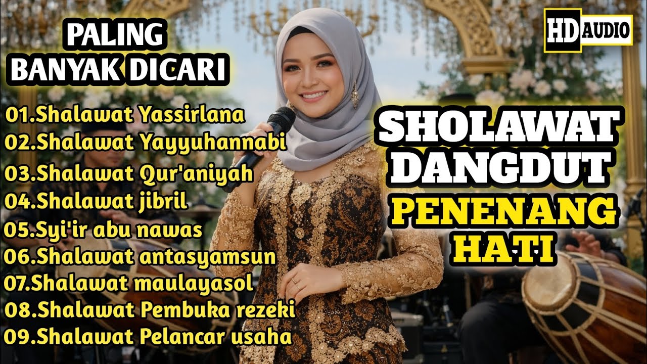 SHOLAWAT DANGDUT TERBARU 2026 🎵 Penenang Hati & Pelancar Rezeki Paling Enak Didengar (HD Audio)