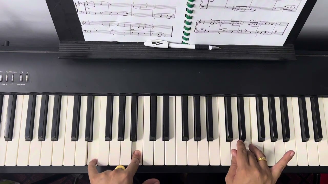 ဘယ်ပန်းချီရေးလို့မမီ (B)#pianotutorial
