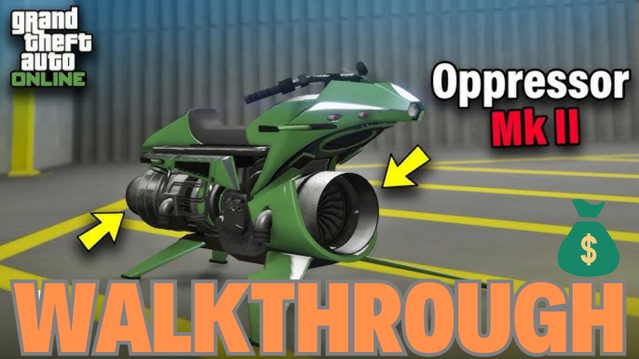 From Noob to Pro for Oppressor Mk II...#oppressormk2 #walkthrough #gta5online #gta5moneyguide #gtav