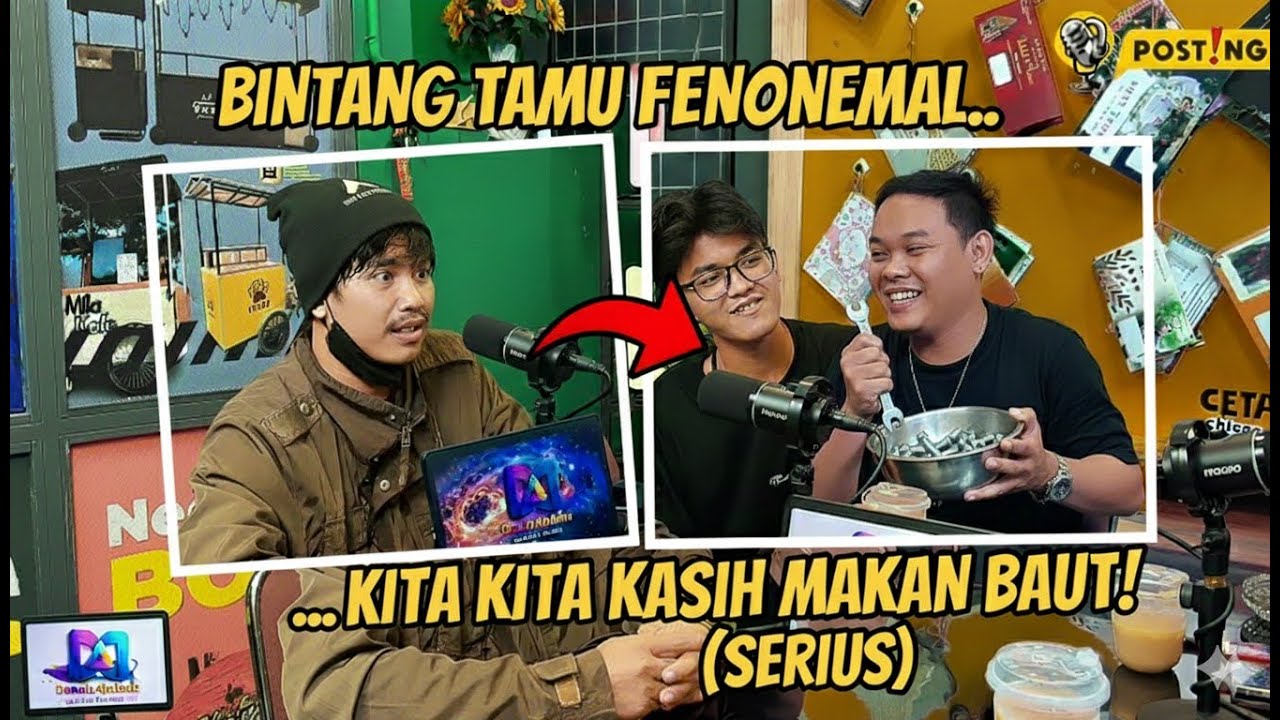 ARIF KALINGGA NGAMUK! Hampir Lempar Meja Gara-gara Nasi Baut 🔩 #TebingTinggi #PodcastTebingTinggi