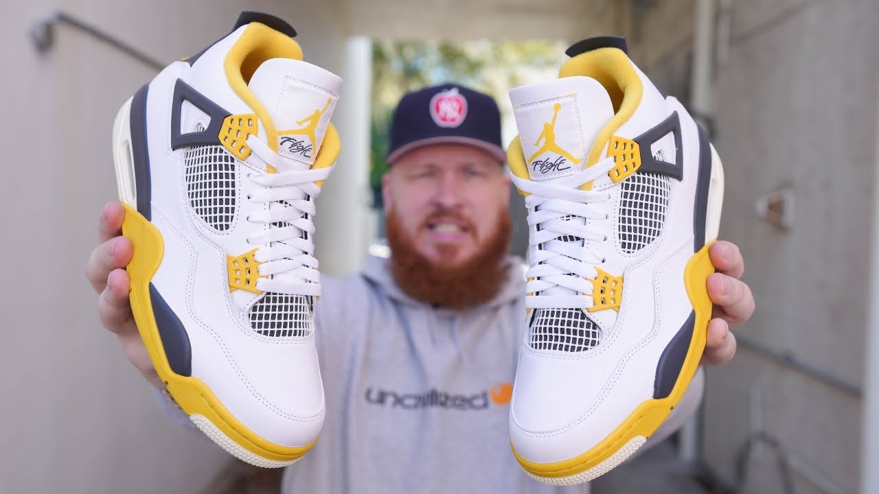 НЕ ПОКУПАЙТЕ КРОССОВКИ AIR JORDAN 4 VIVID SULFUR, НЕ ПОСМОТРЕВ ЭТОТ ВИДЕО! (Обзор первых продаж)