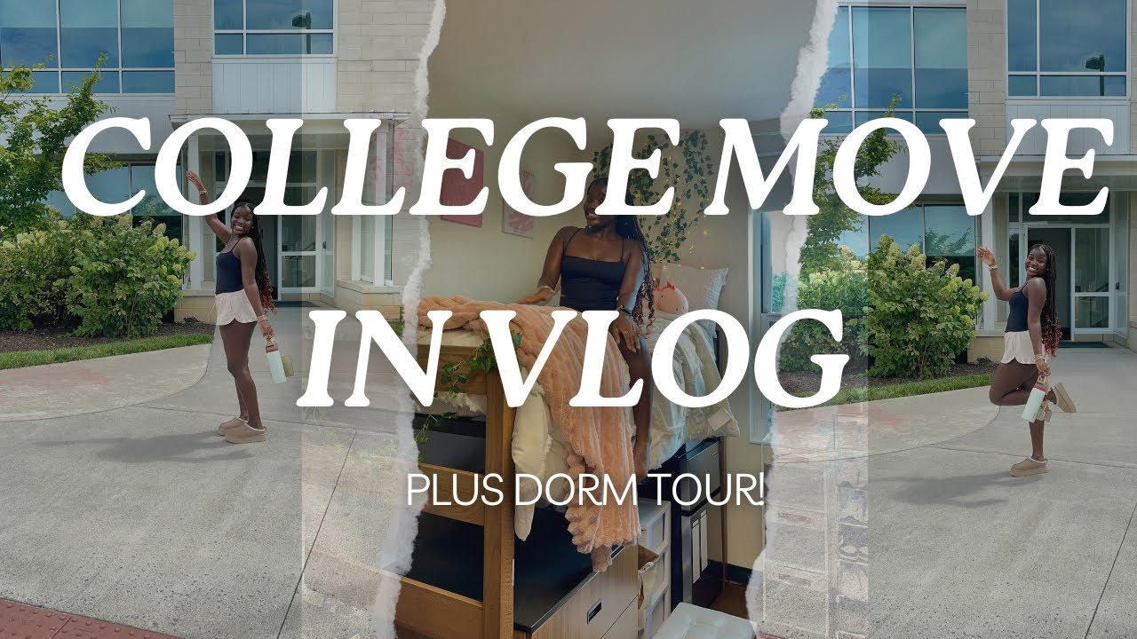 COLLEGE MOVE- IN DAY| FRESHMAN DORM SET UP| MOVING VLOG| DORM TOUR at the James Madison University