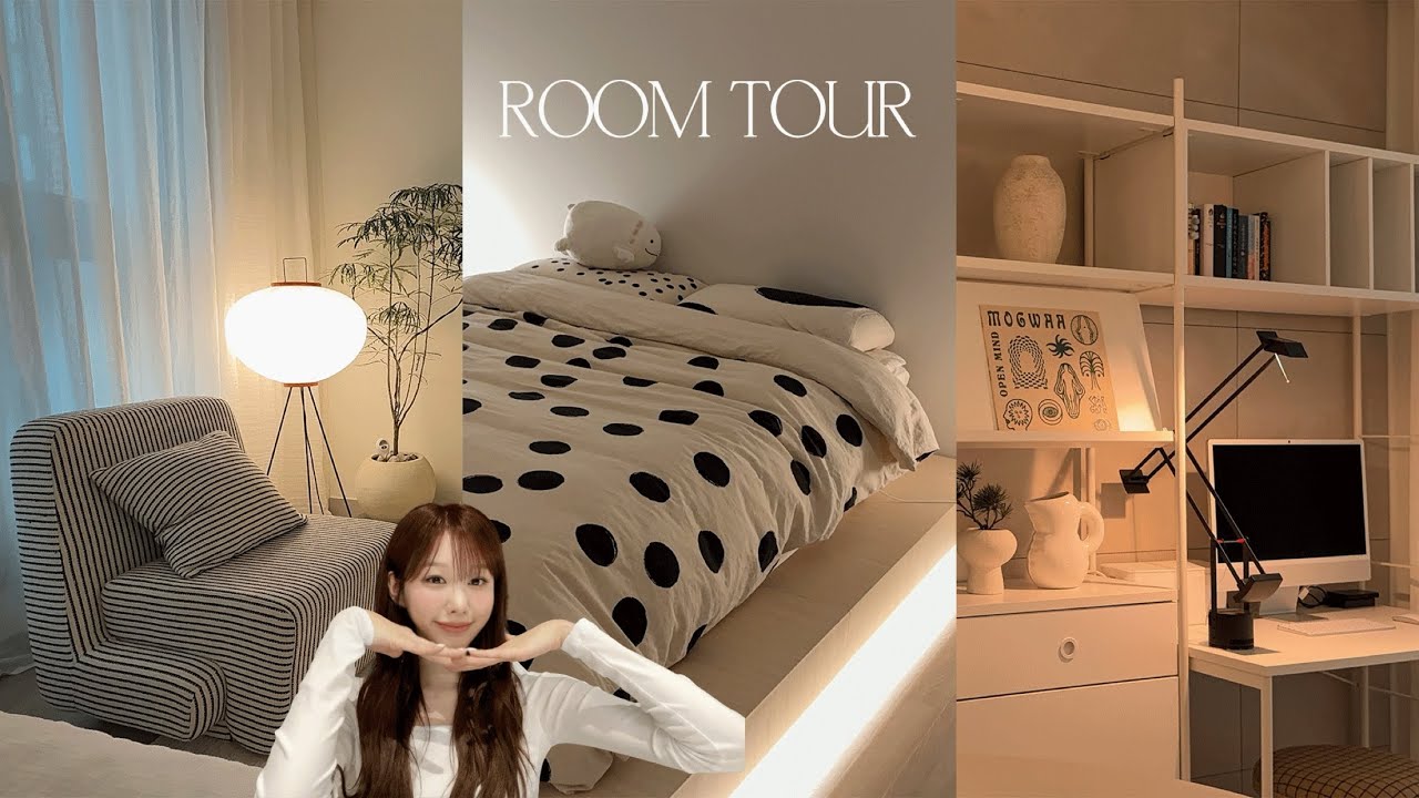 ROOM TOUR | 우드, 모던, 오리엔탈 인테리어 나의 쭈꾸미를 곁들인 .. ✨ | 플랫포인트, 리케, 콜드포그