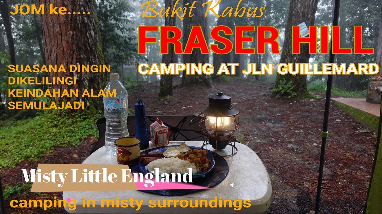 Camping in misty Fraser hill | Campsite review | Family camping | Berkabus di Bukit Fraser