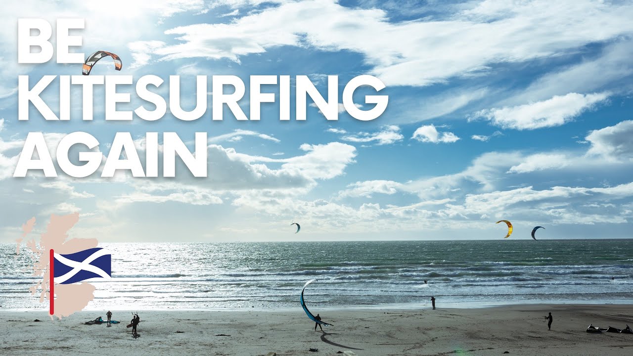 Kitesurfing at Port Logan
