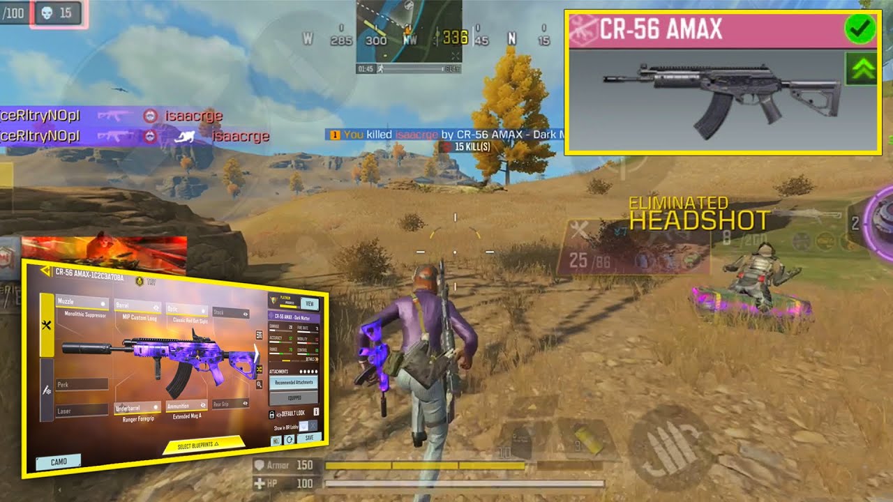 Dominating With This OP Forgotten AR!🔥| Best CR-56 AMAX GUNSMITH! |Solo vs Squads Gunsmith