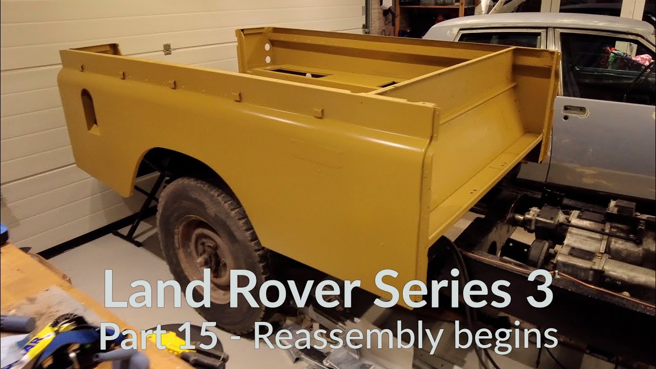 Land Rover Series 3 Restoration Part 15 - Paint & Reassembly pt.1
