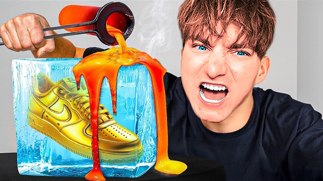 DĚLÁME EXTRÉMNÍ EXPERIMENTY s LEDEM!